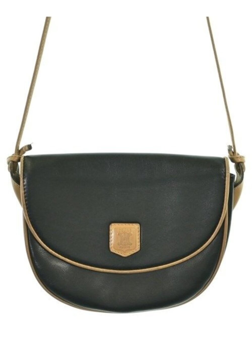 Celine Leather Shoulder Bag Brown